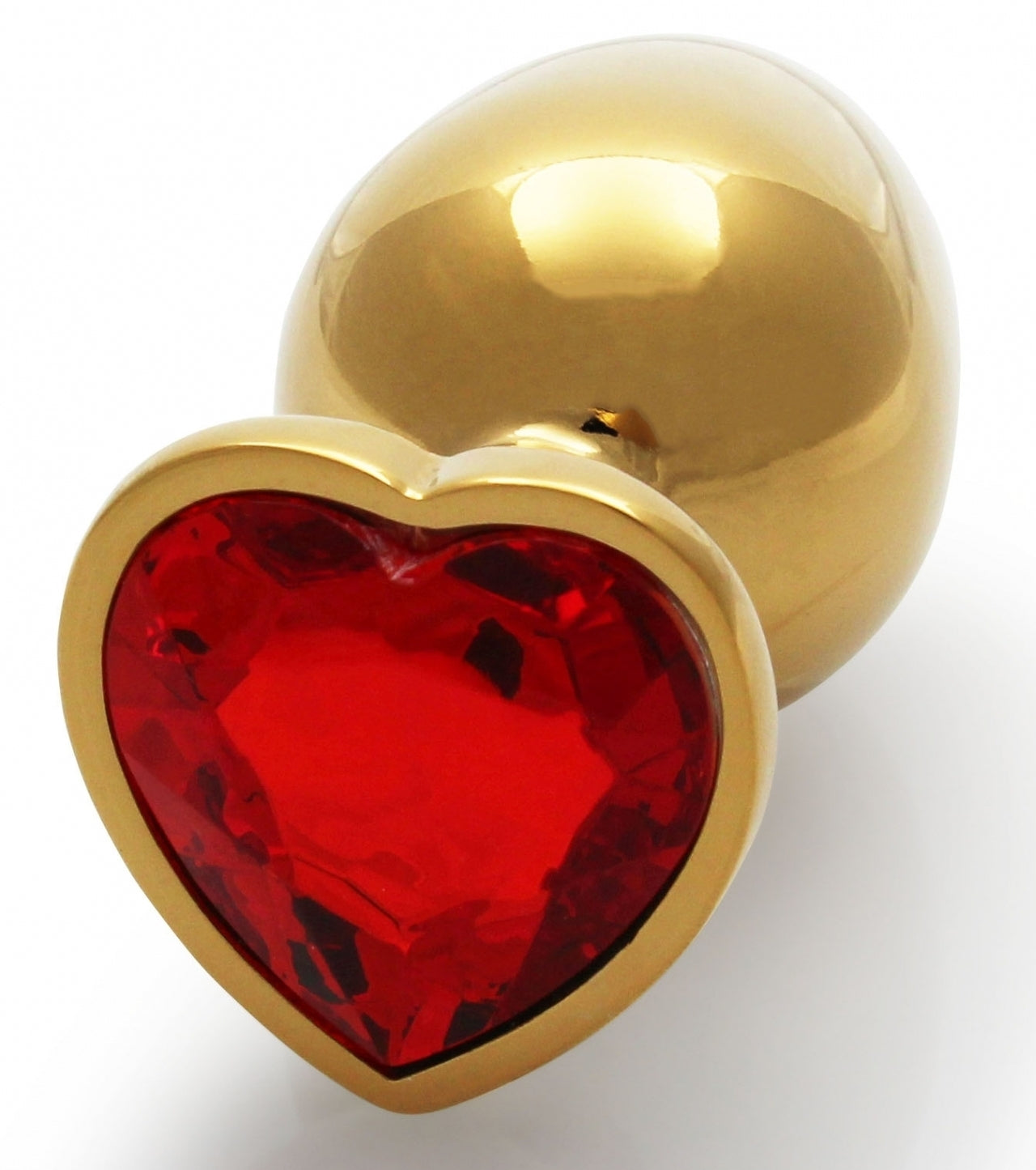 Bijou anal Heart Gem M 7 x 3.3cm Doré-Rouge