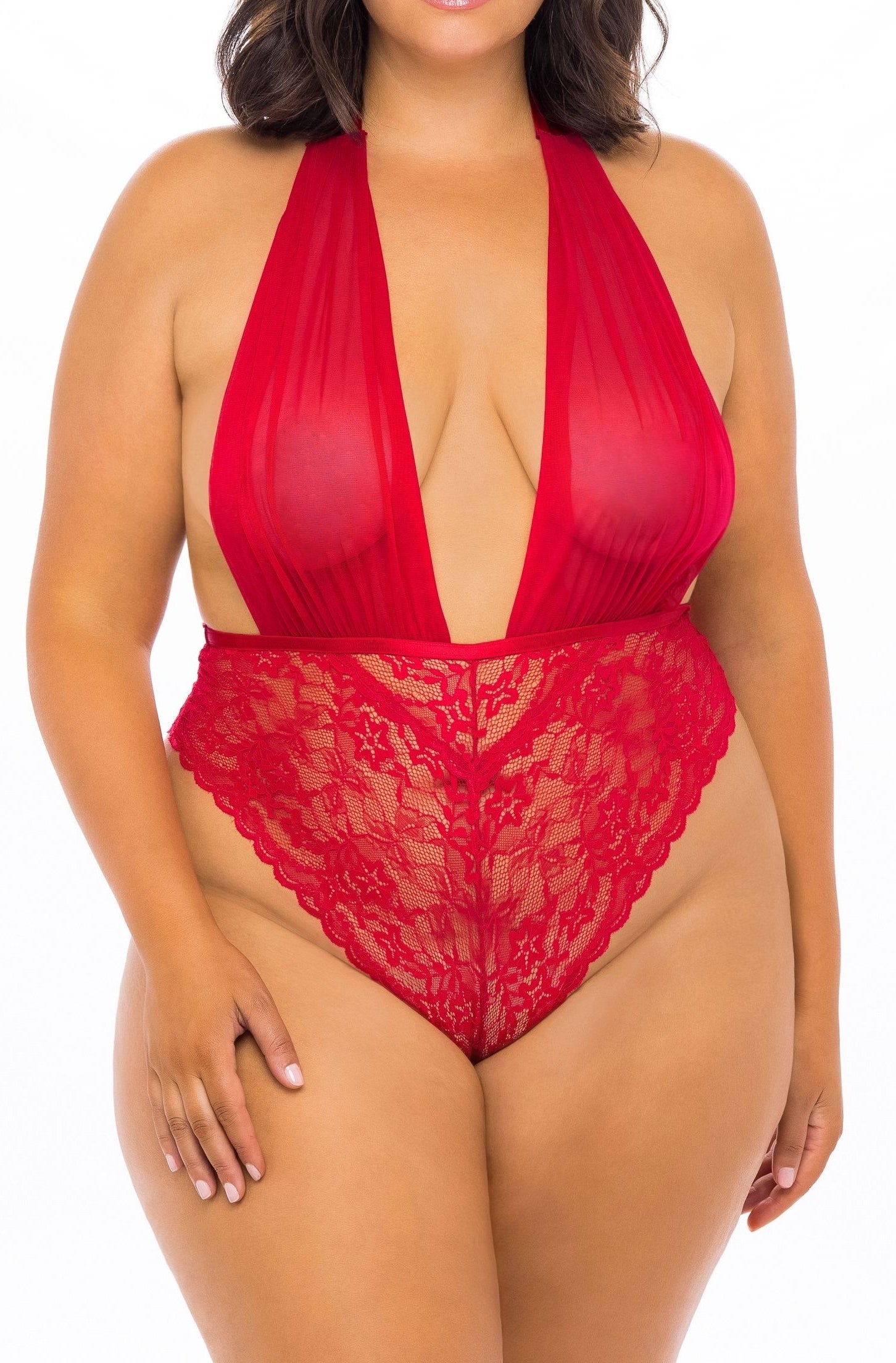 Body Aria Rouge Grande Taille