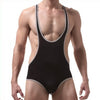 Body Singlet Fin Noir-Blanc