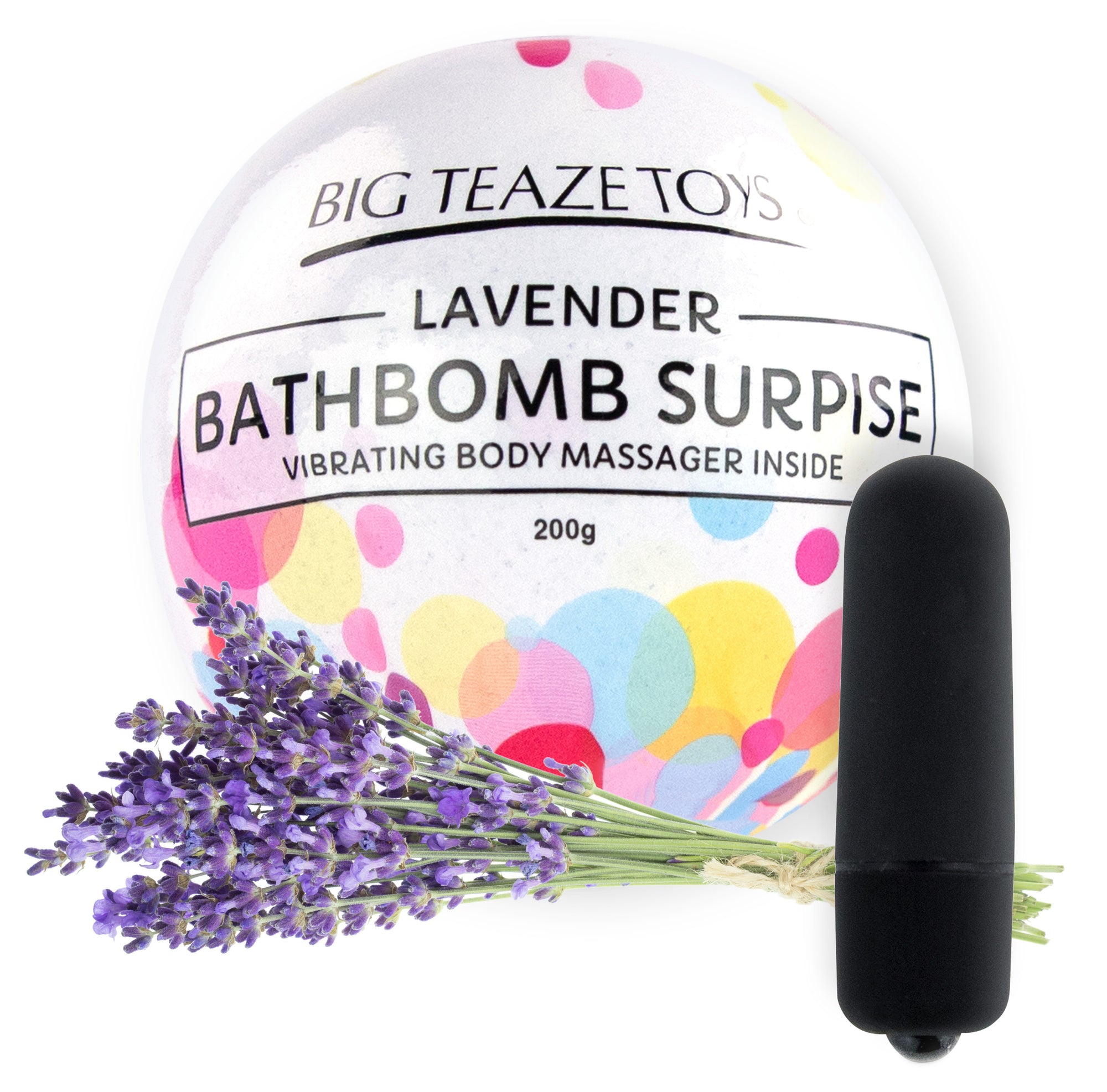 Bombe de bain moussante avec Vibro Parfum Lavande