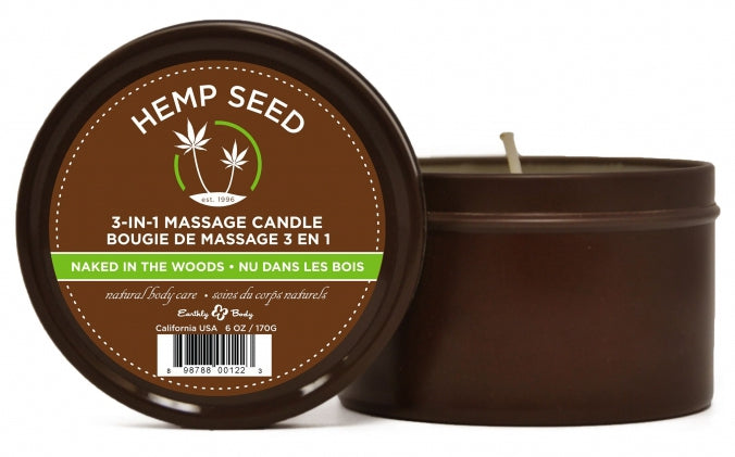 Bougie de massage Naked in the Wood 170g