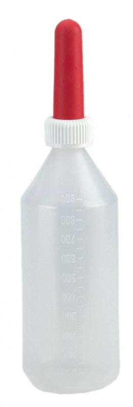 Bouteille avec tétine 1 L - Embout souple 9 x 2.8cm