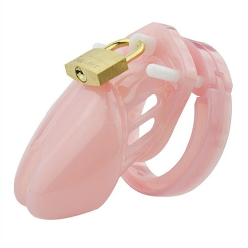 Cage de chasteté Mini Locky 6 x 3.2cm Rose