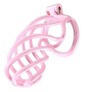 Cage de chasteté Tortille XXL 12.5 x 3.4 cm Rose