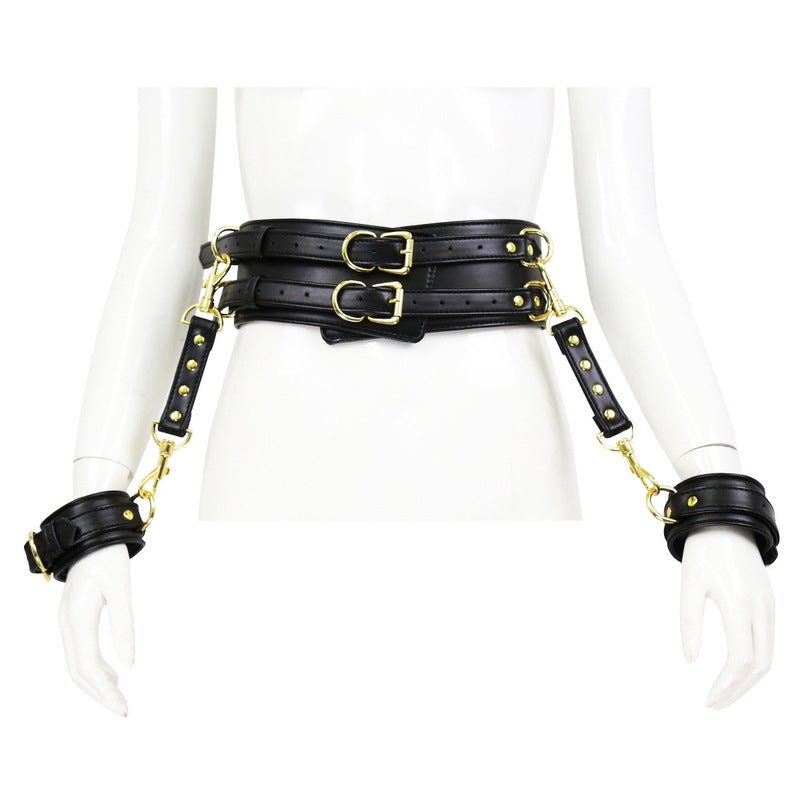 Ceinture avec liens Poignets Belt Wrist Noire