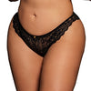 Culotte dentelle CLAIRE Grande Taille Noire