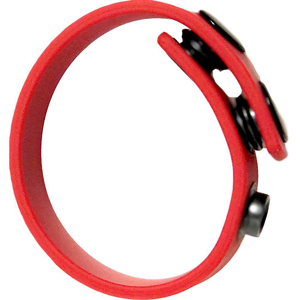 Cock strap en silicone Rouge