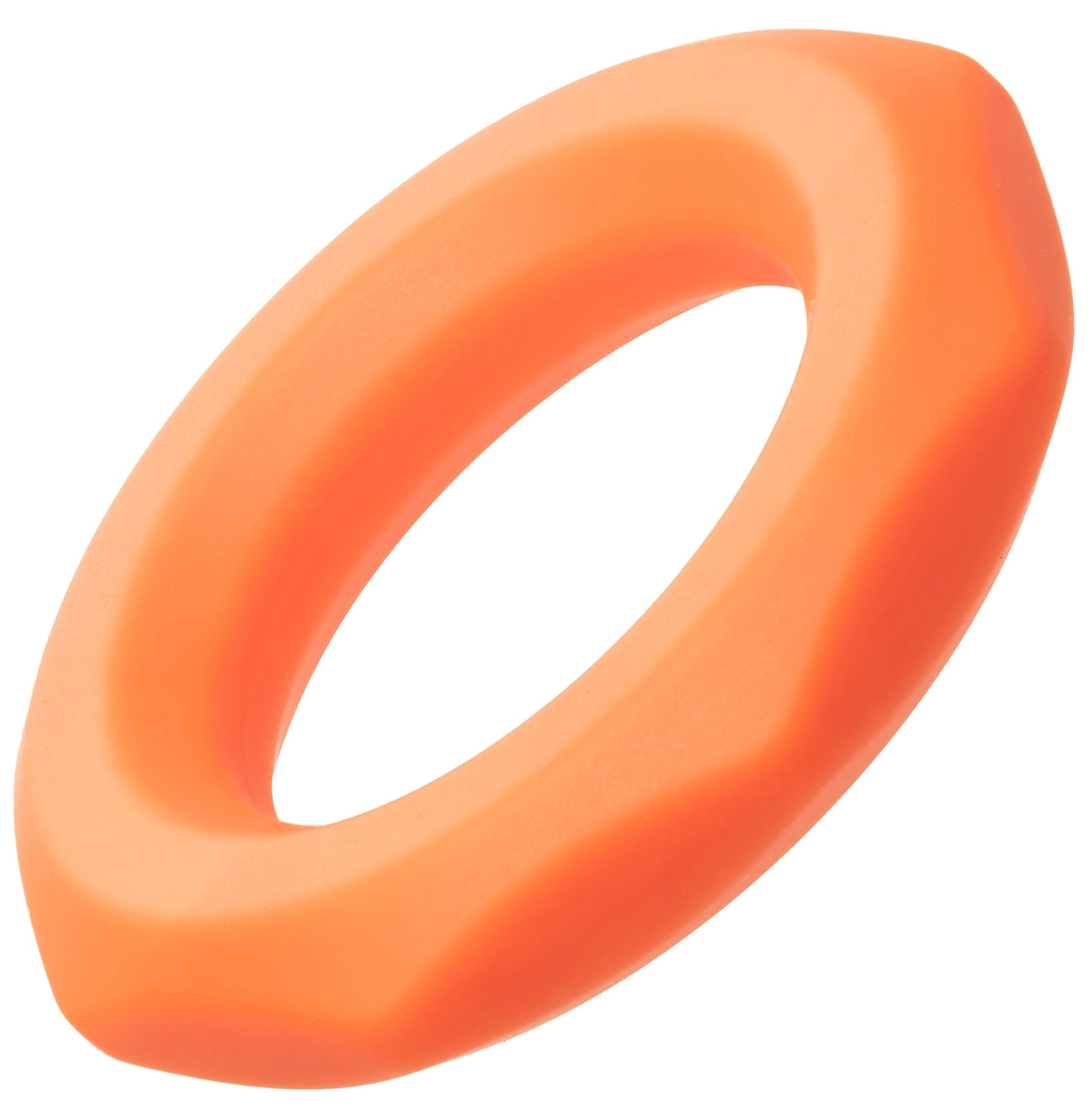 Cockring Silicone Sexagon Alpha 37mm Orange