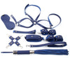 Coffret Bondage Sm Obedience 10 Pièces Bleu