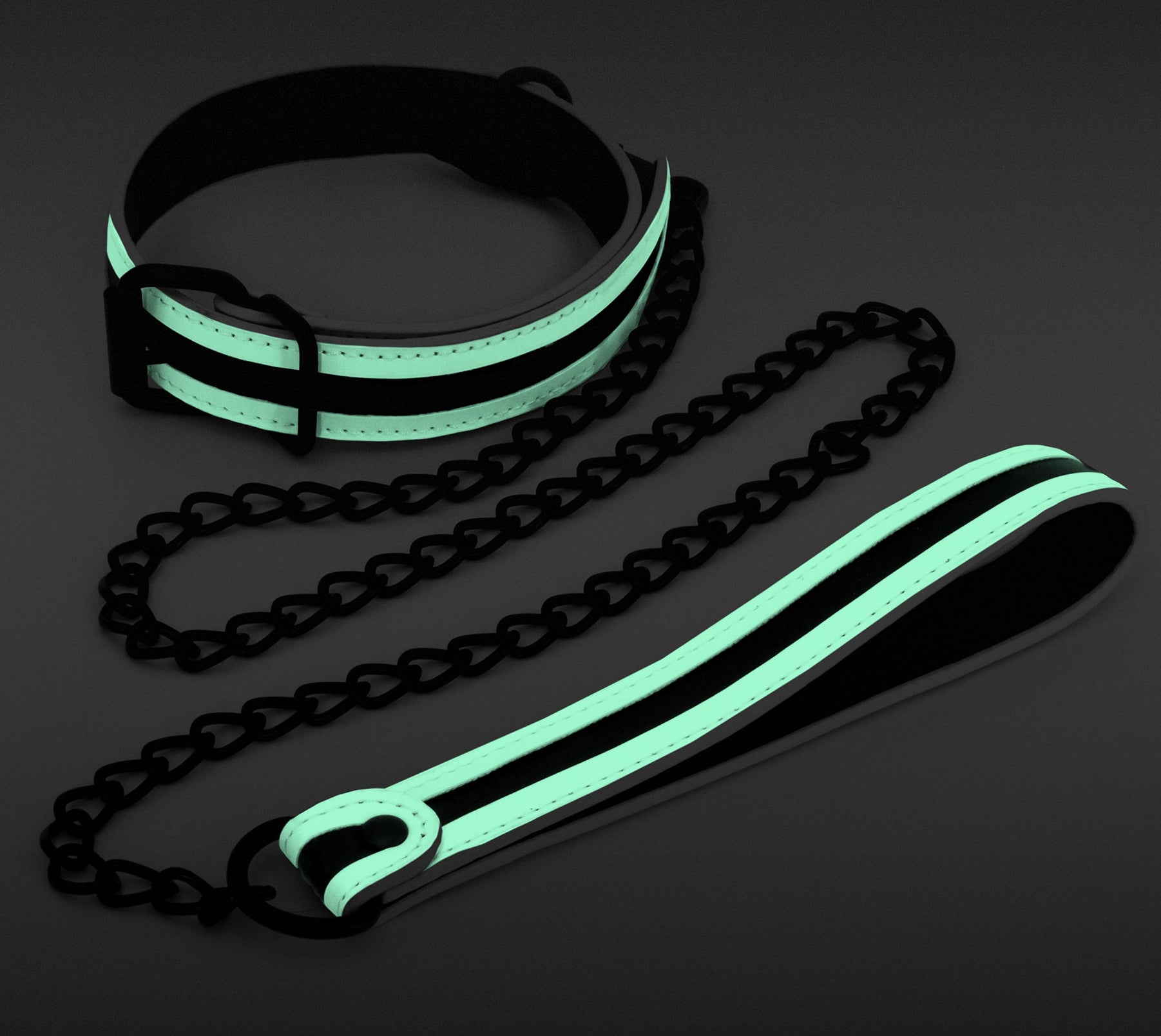 Collier-Laisse fluorescente Glo 75cm