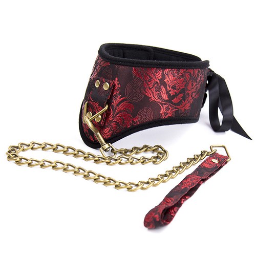 Collier Laisse SCANDAL Rouge