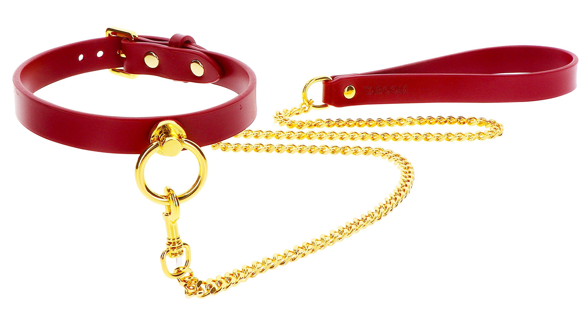 Collier-Laisse Taboom Rouge