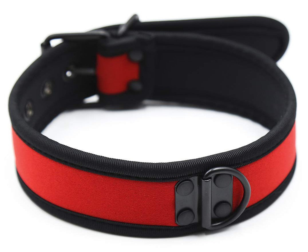 Collier PUPPY Néoprène Rouge