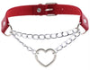 Collier sexy Heart Chain Rouge