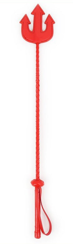 Cravache Trident 65cm Rouge