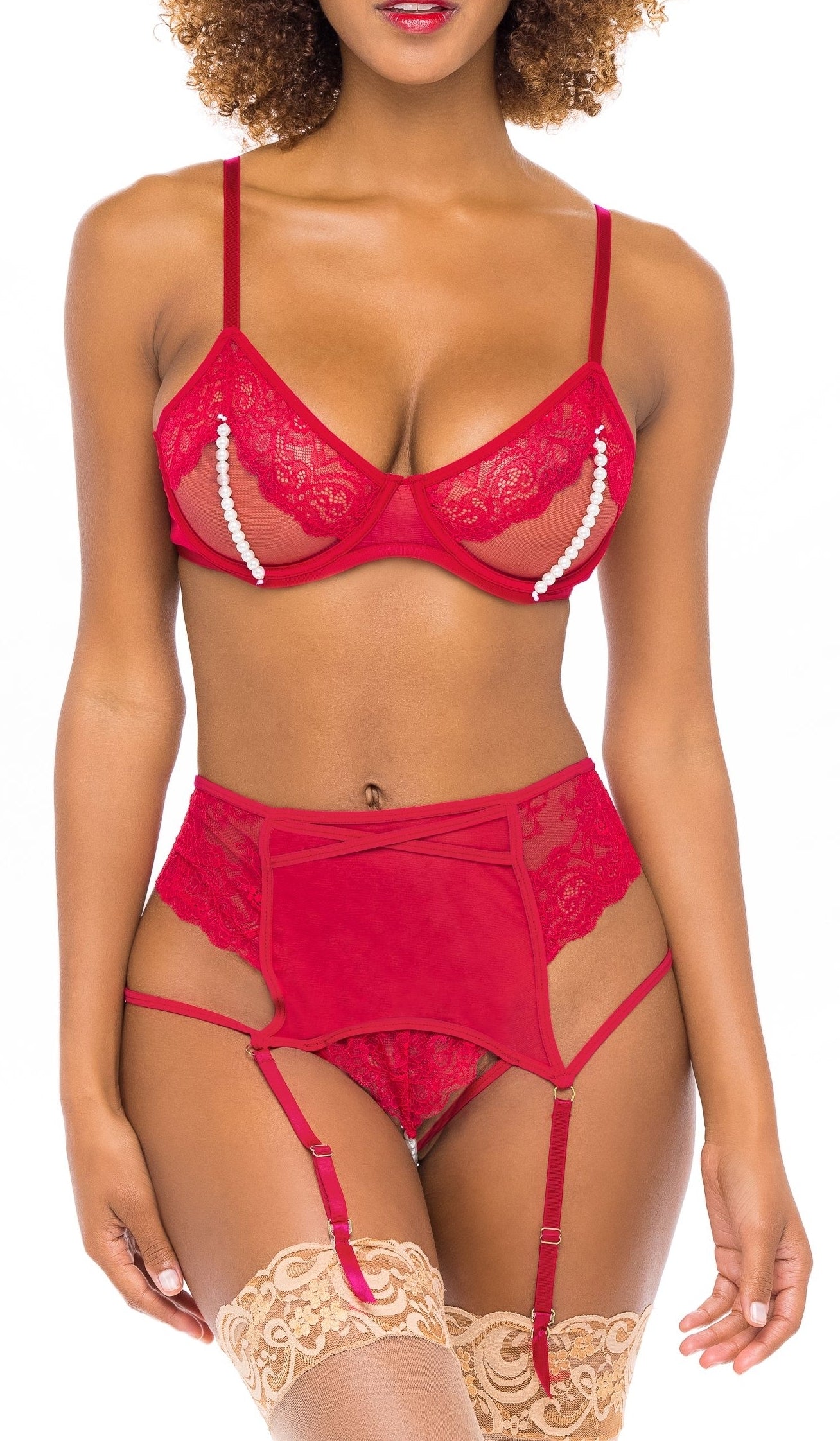 Ensemble Alyssa 2 Pièces Rouge