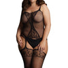 Body Porte-Jarretelles FISHNET SUSPENSER Noir