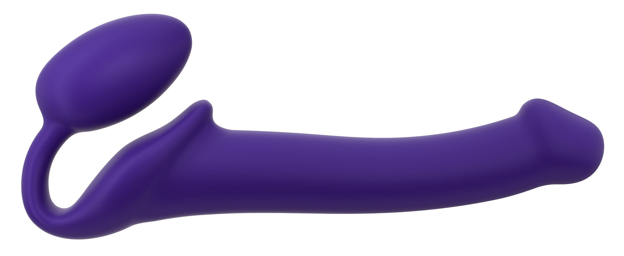 Gode + plug STRAP-ON-ME Bendable M 16 x 4 cm Violet