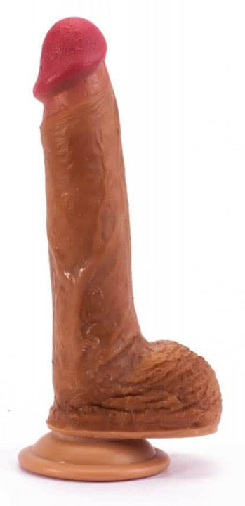 Gode réaliste Nature Cock 17 x 3,9 cm Beur