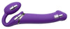 Gode vibrant Strap-On 3 Moteurs L 16 x 3.7 cm Violet