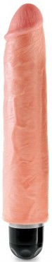 Gode XL vibrant King Cock Stiffy 25 x 5.5cm Flesh