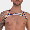 Harnais élastique Barcode Pride Blanc