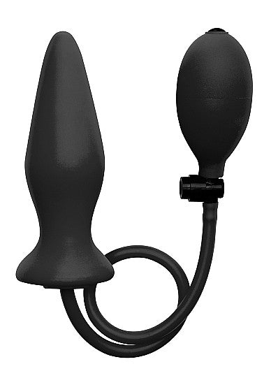 Plug gonflable Ouch en silicone noir