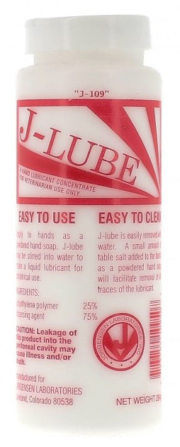 J-LUBE 284G - LUBRIFIANT VÉTÉRINAIRE