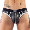 Jockstrap en néoprène Jock Brief Mr B Noir-Blanc