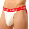 Jockstrap Fukker Blanc et Rouge