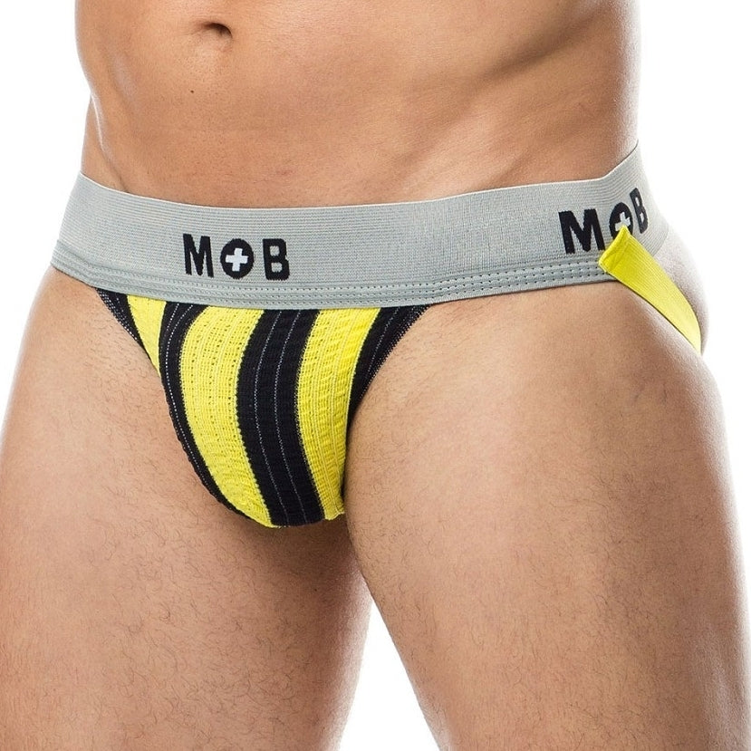 Jockstrap Mob Classic Noir-Jaune