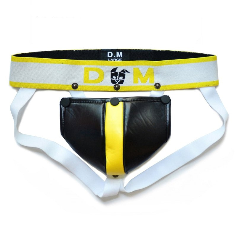 Jockstrap Neo Dungeon Noir-Jaune