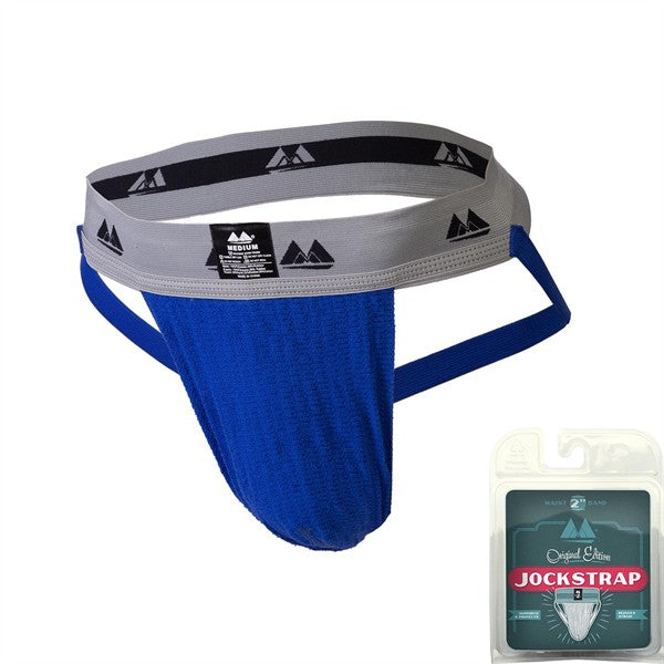 Jockstrap Original Waist 2 Band Bleu