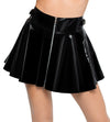 Jupe Vinyl Skirt Noire