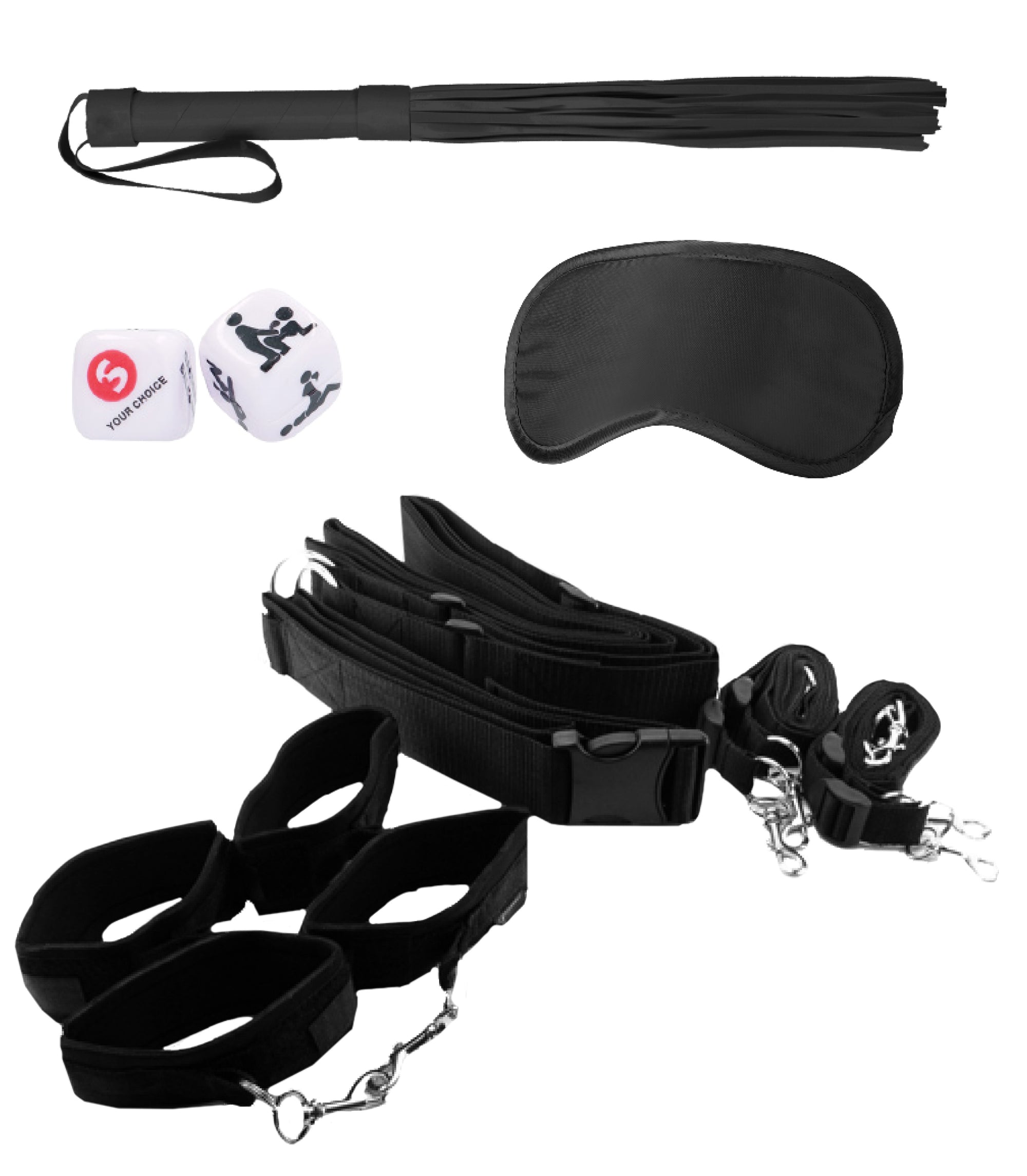 Kit de Bondage Belt Restraint System Noir