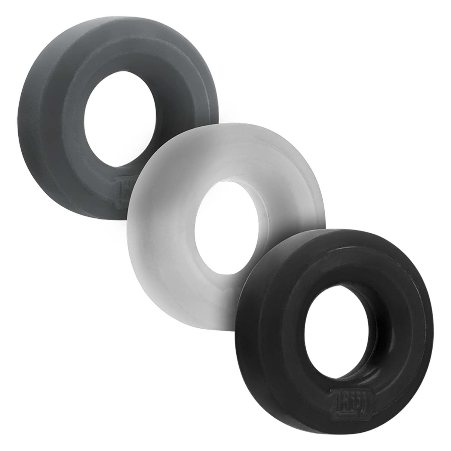 Lot de 3 cockrings Huj Dark