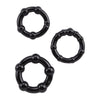 Lot de 3 cockrings Mini Noir