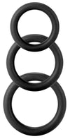 Lot de 3 cockrings Twiddle Noir