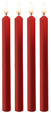 Lot de 4 Bougies Teasing Wax Rouge