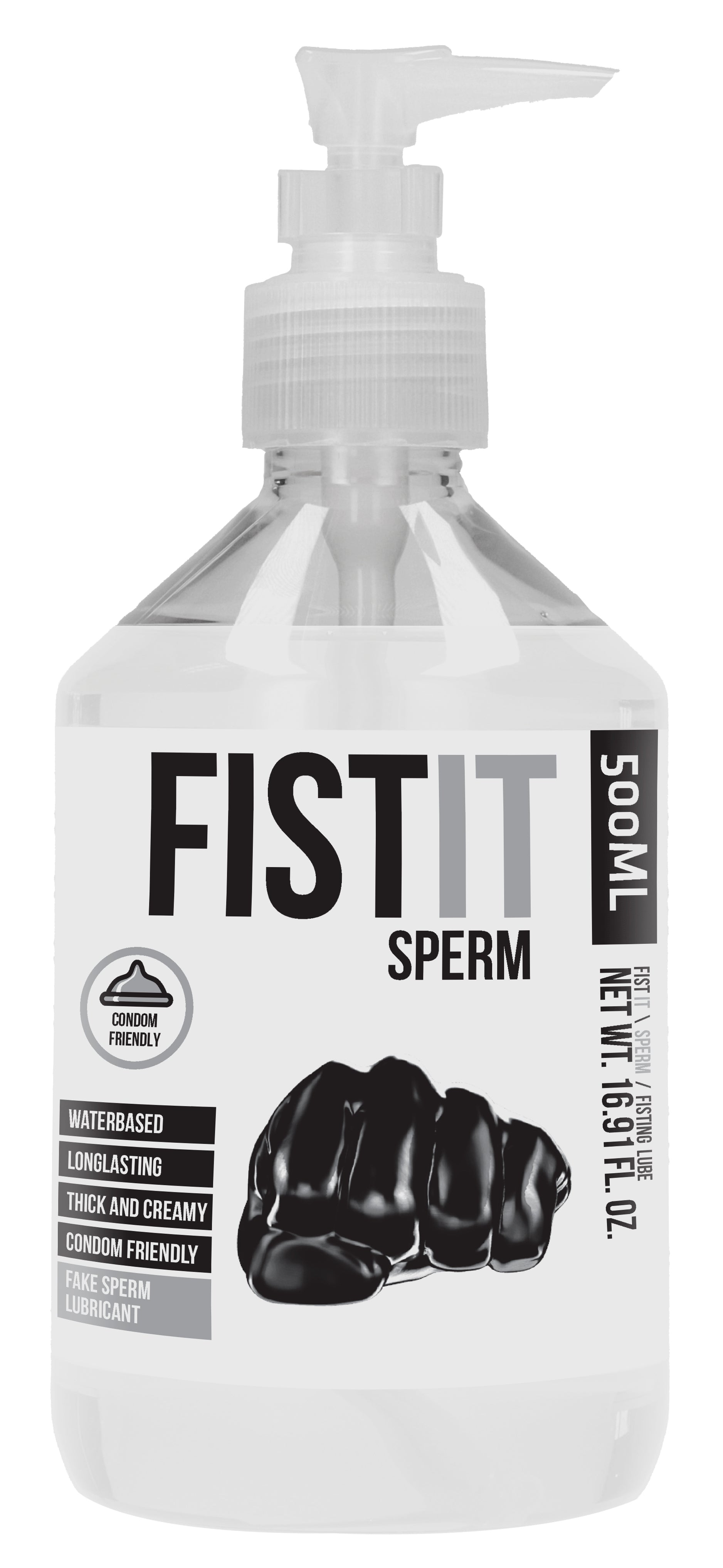 Lubrifiant Aspect Sperme Fist It - Bouteille Pompe 500ml