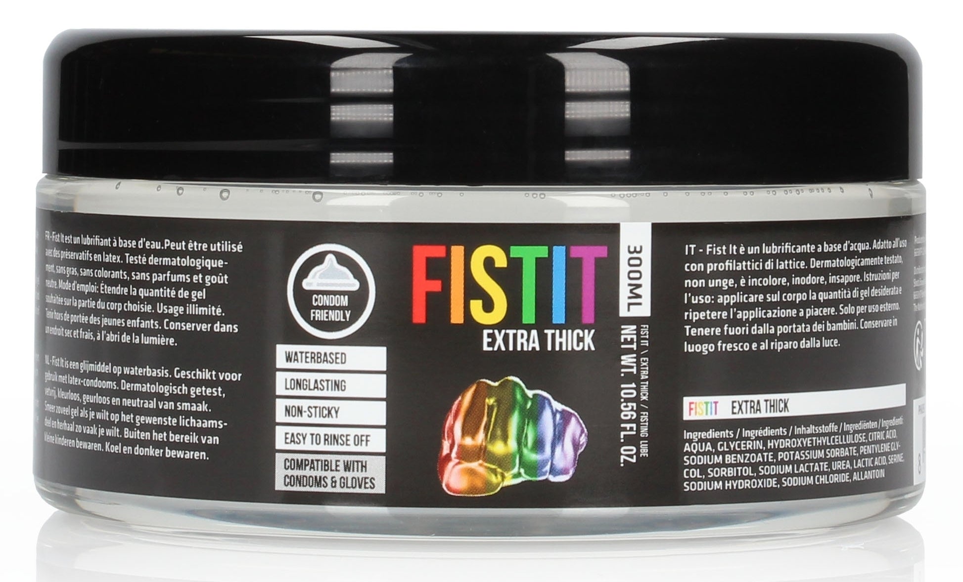 Lubrifiant Eau Fist It Extra Thick Rainbow 300ml