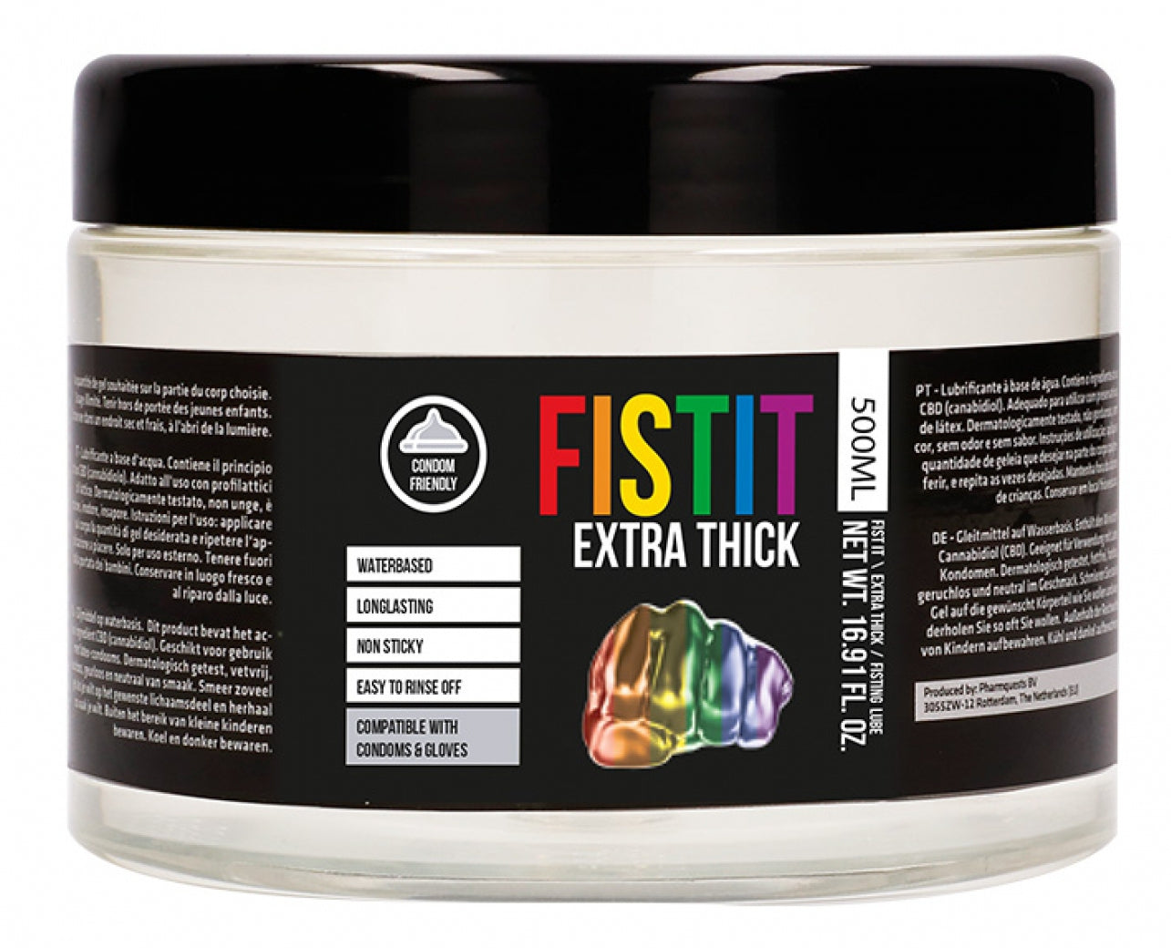 Lubrifiant Eau Fist It extra Thick Rainbow 500ml