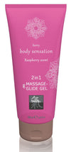 Lubrifiant et Gel pour massage Framboise 200mL