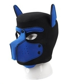 Masque Puppy Néoprène Dog On Noir-Bleu