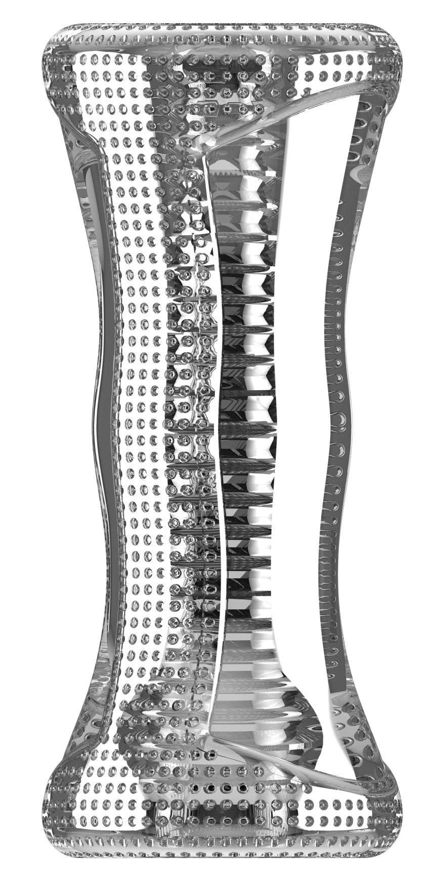 Masturbateur transparent SONO N°23 - 15cm