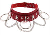 Collier O RING CHAIN Rouge