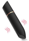 Mini Vibro Heart Lipstick 9cm Noir