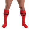 Chaussettes hautes URBAN FOOTBALL SOCKS Rouge-Noir