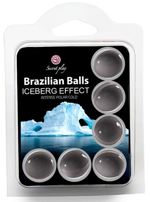 Pack de 6 Boules de massage Brazilian Balls Effet Iceberg