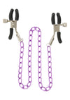 Pinces pour tétons Nipple Chain Purple